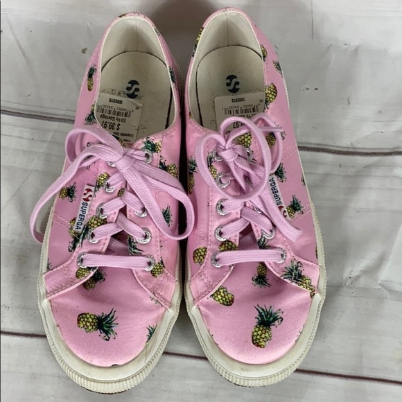 ❤️SUPERGA SATINFANT PINEAPPLE SNEAKER ~ 6.5 - Picture 2 of 7